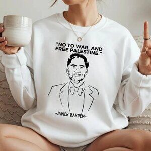 Javier No to War Statement Jumper - Human Rights Anti War Equality Pullover